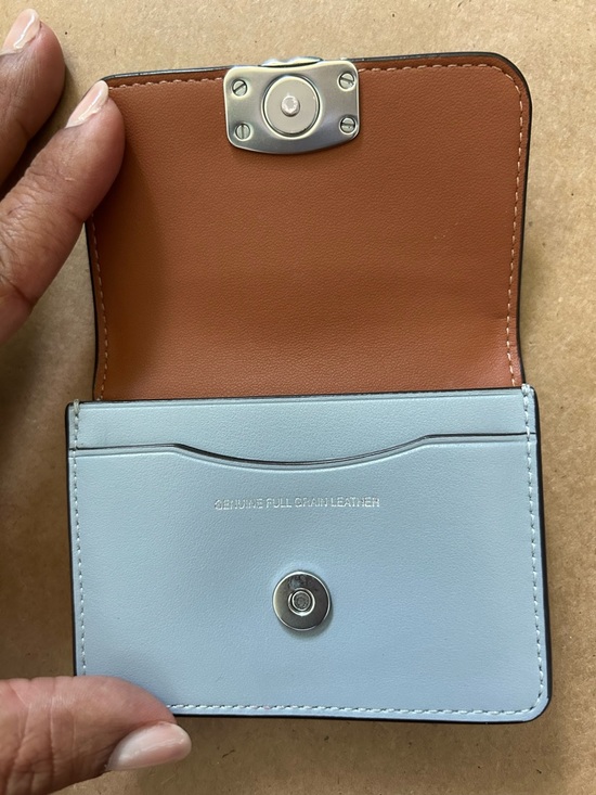 Coach | Bandit Card Case In Silver/grey Blue - Picture 7 of 10